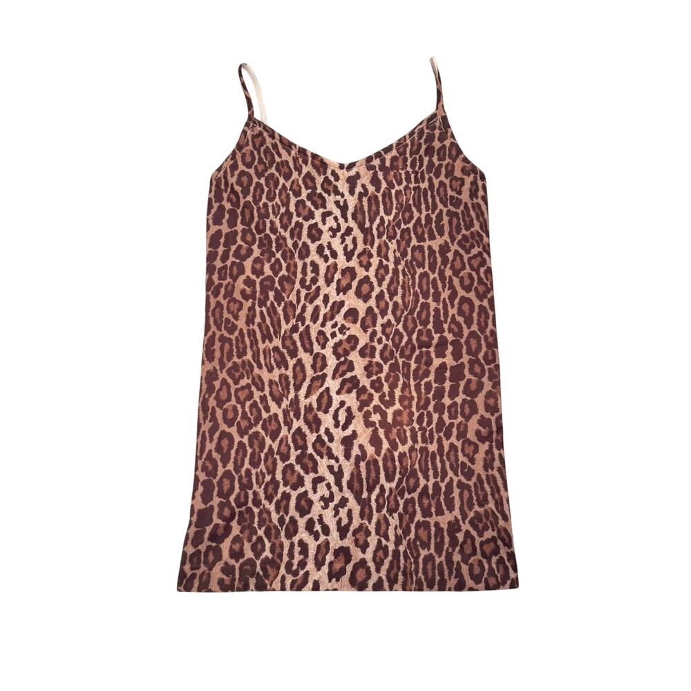 See You Monday Leopard Print Sleeveless Cami Top One Size